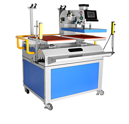 Fully automated dual-station tabletop heat press