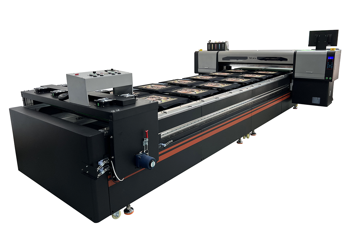 酷印DTG-KY3008多工位白墨数码直喷机